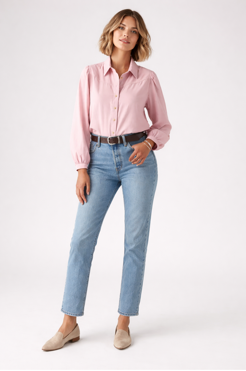 Nyssa Journey Corduroy Western Shirt