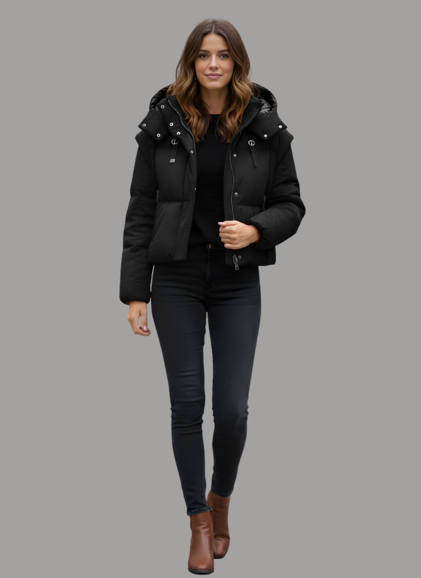 Andalo Hooded Short Down Jacket