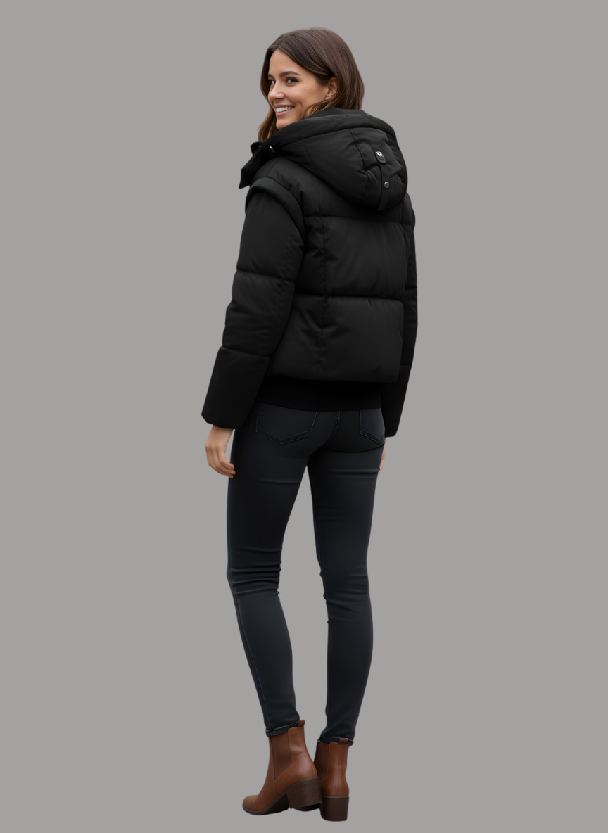 Andalo Hooded Short Down Jacket