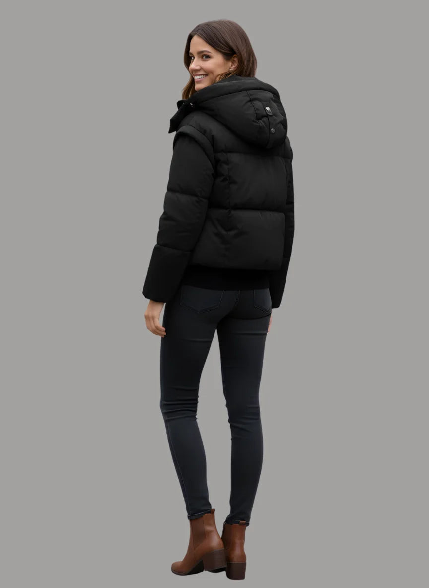 Andalo Hooded Short Down Jacket