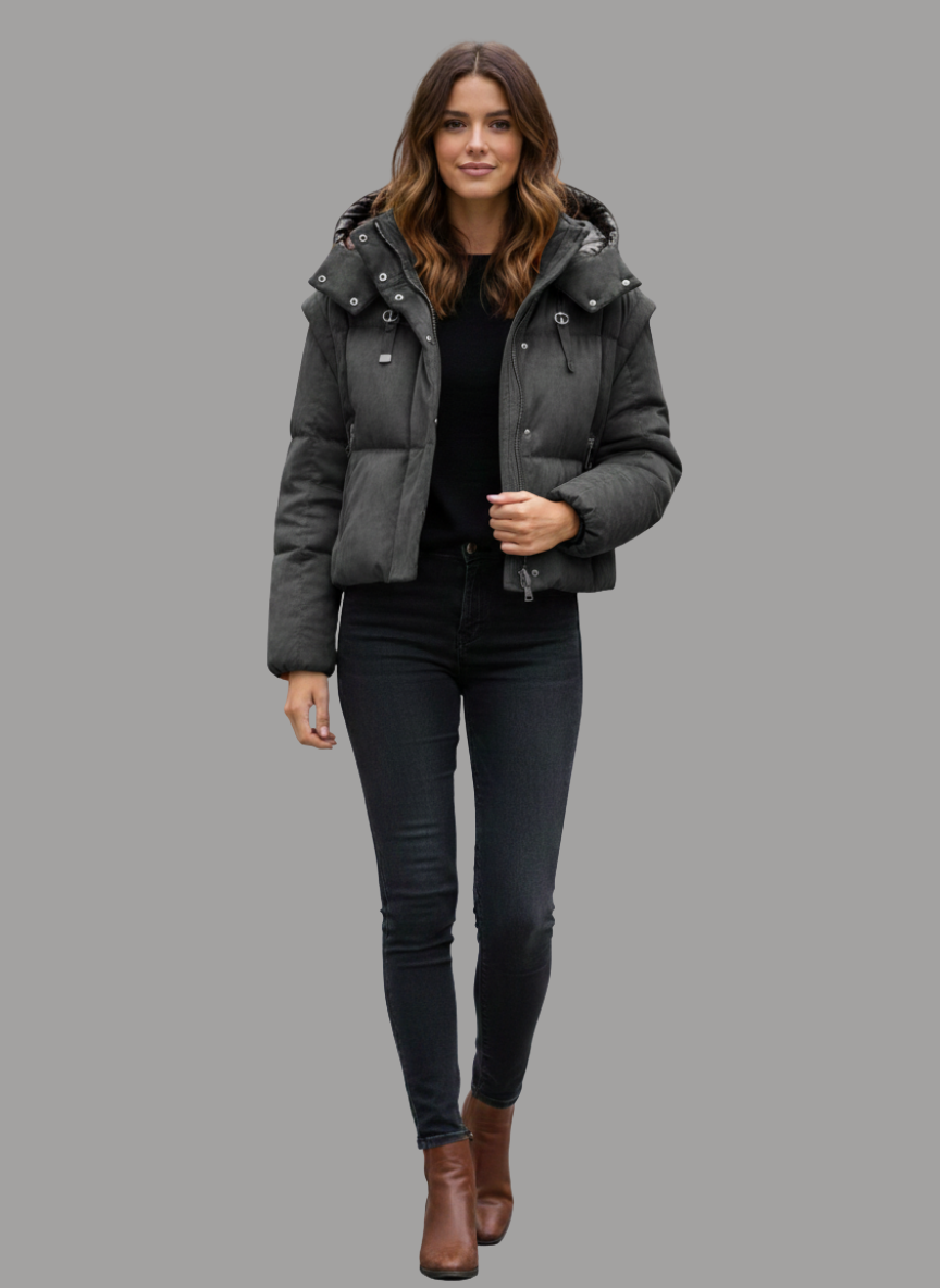 Andalo Hooded Short Down Jacket