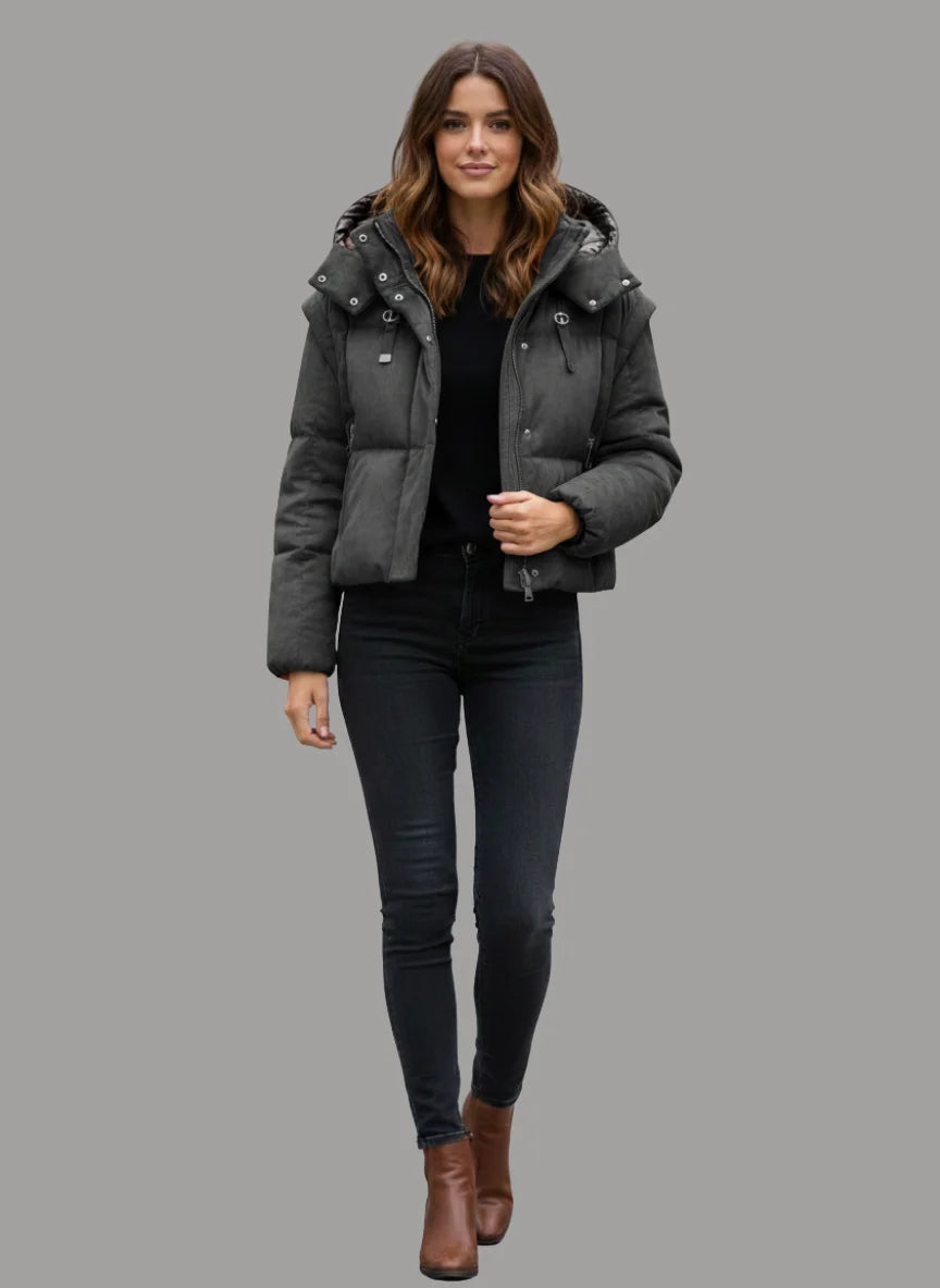 Andalo Hooded Short Down Jacket