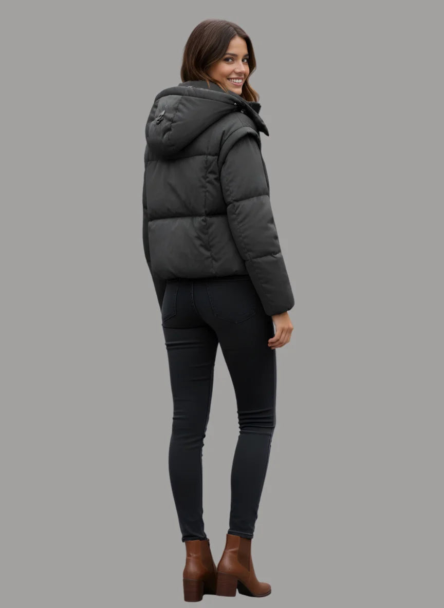 Andalo Hooded Short Down Jacket