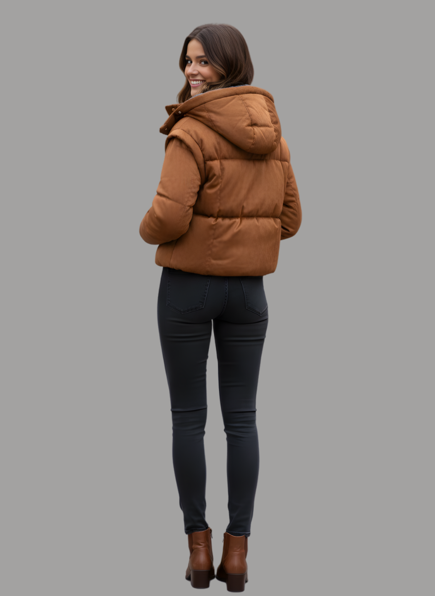 Andalo Hooded Short Down Jacket