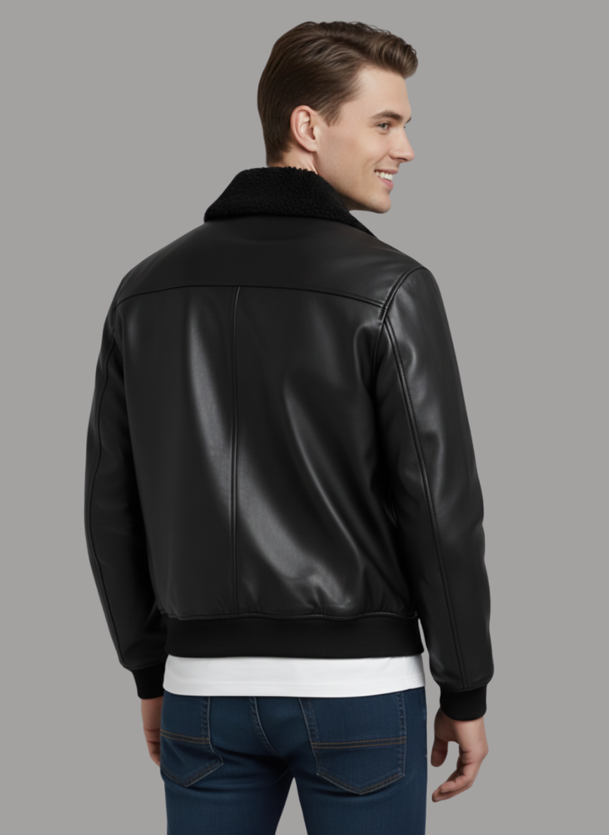 Arnold Leather Pilot Bomber Jacket