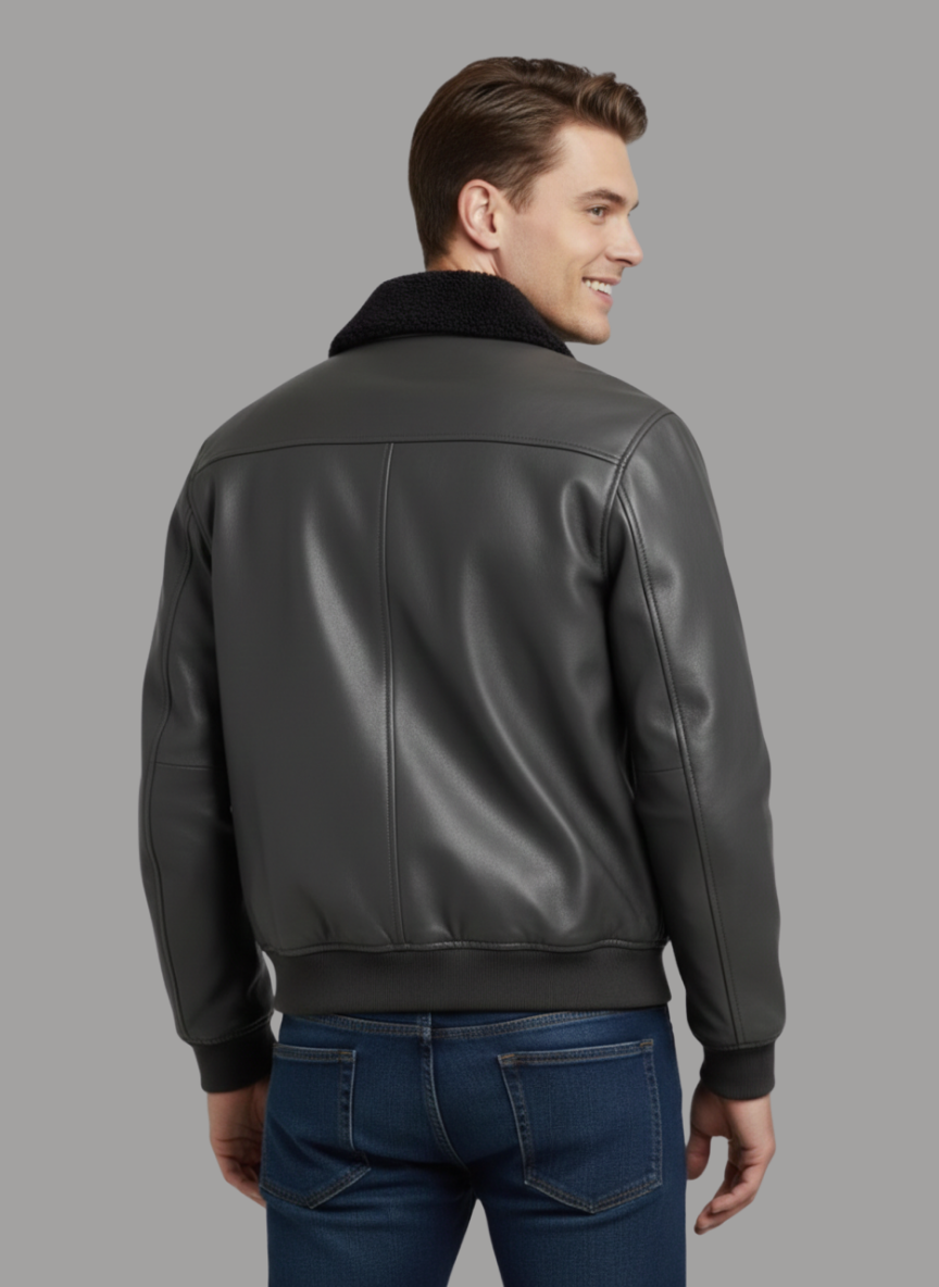 Arnold Leather Pilot Bomber Jacket