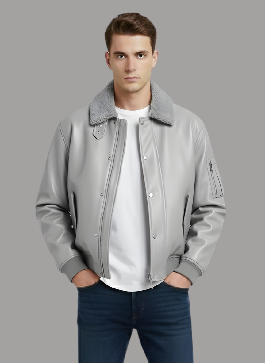 Arnold Leather Pilot Bomber Jacket