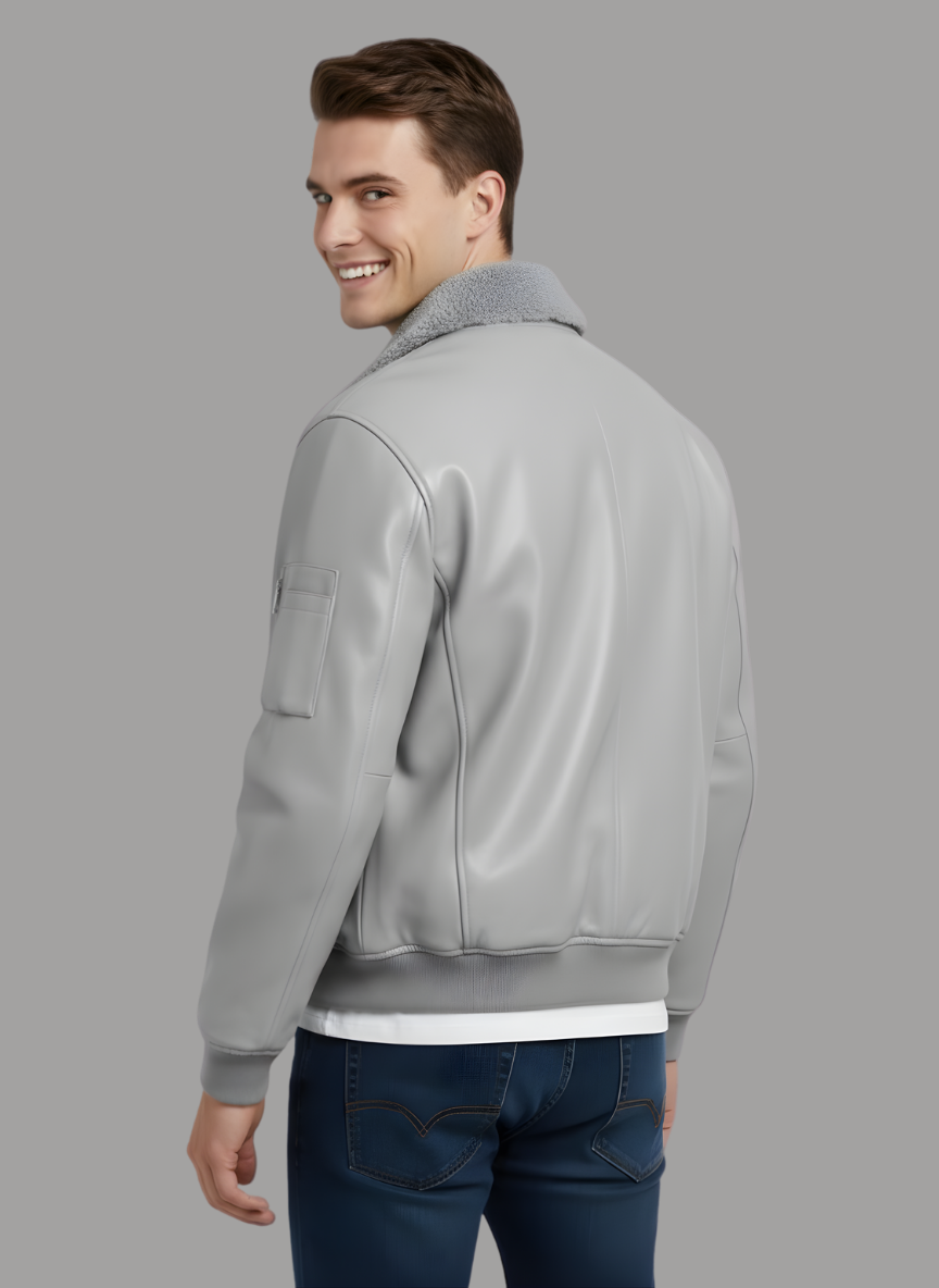 Arnold Leather Pilot Bomber Jacket