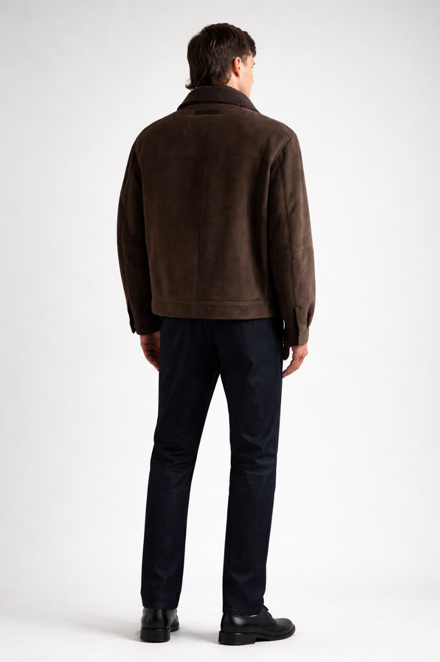 Askin Shearling Trucker Jacket