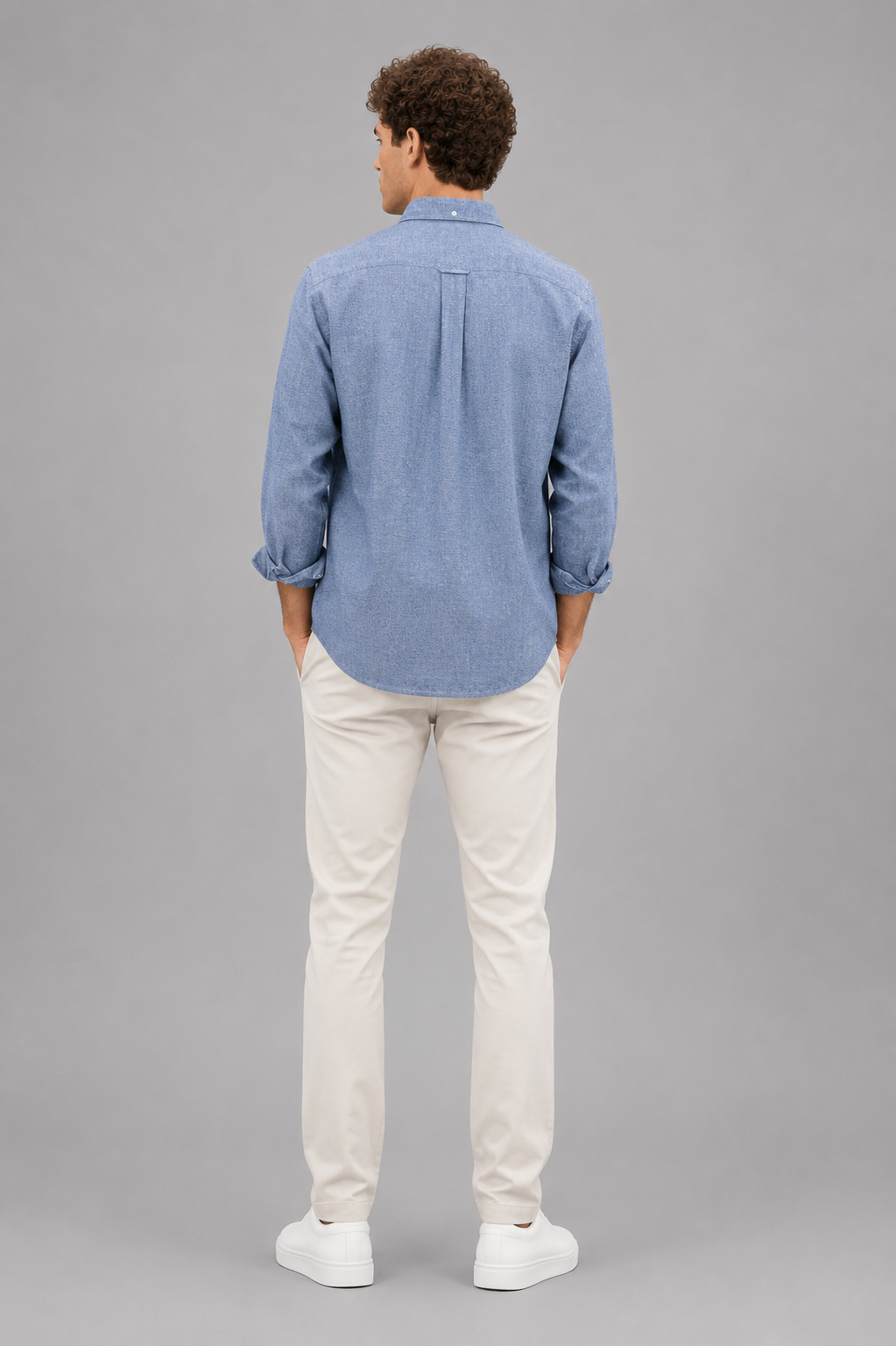 Alessio Regular Fit Linen Rich Oxford Shirt