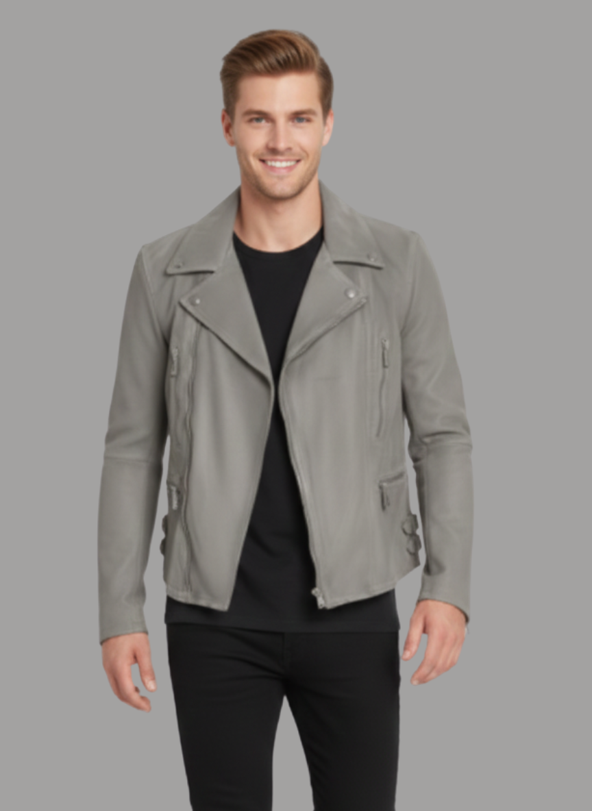 Brandy Suede Biker Jacket