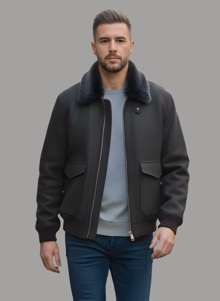 Benjamin Zip-up Bomber Jacket