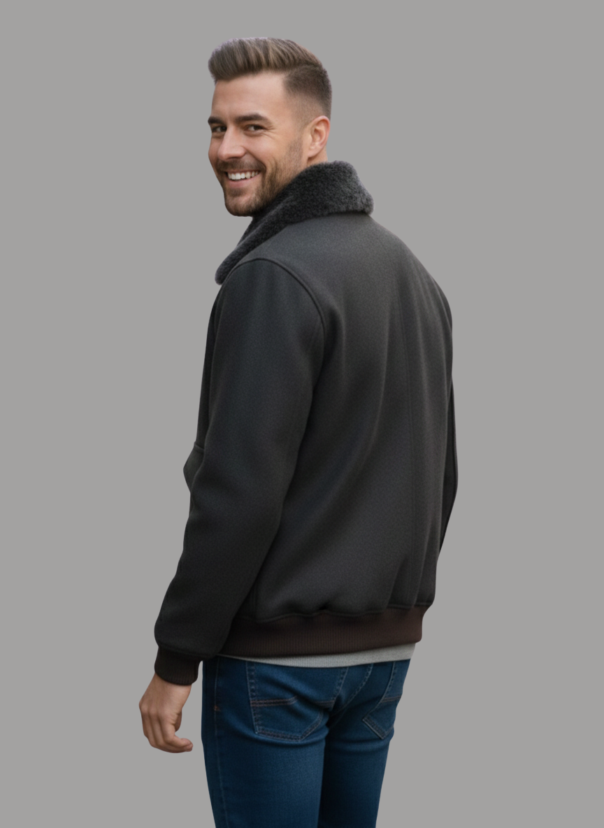 Benjamin Zip-up Bomber Jacket