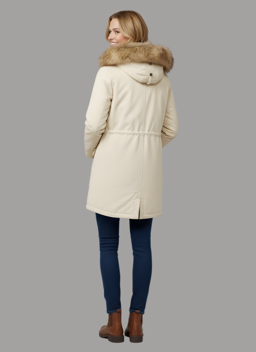 Budapest Faux Fur Lined Hood and Patch Pocket