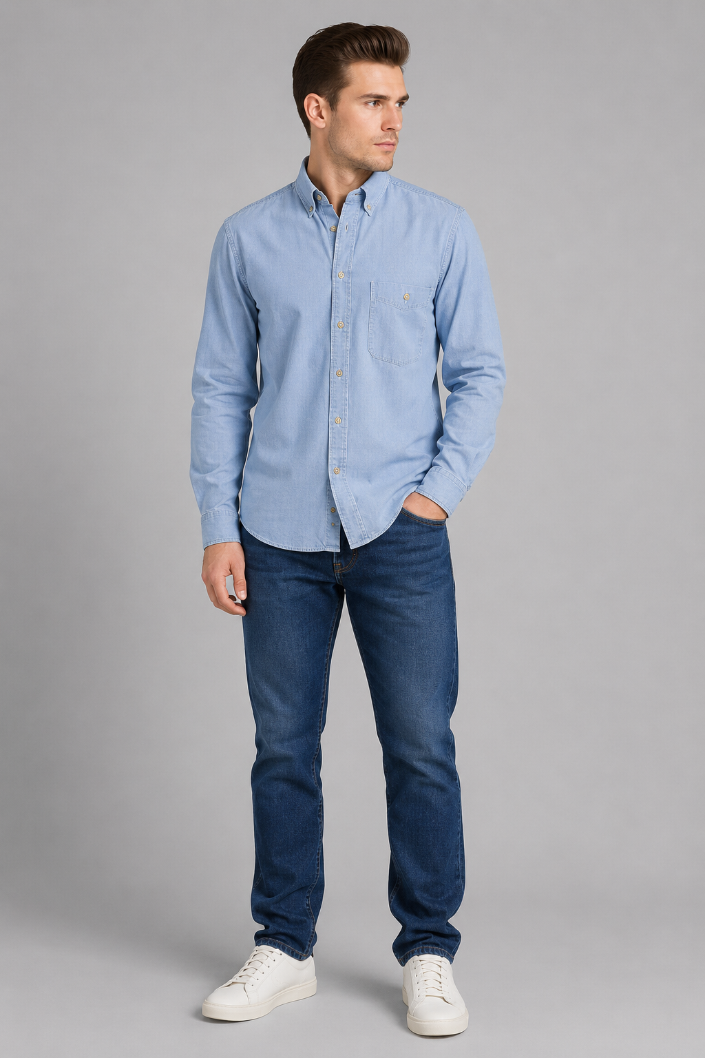 Bastien Denim Basic Shirt