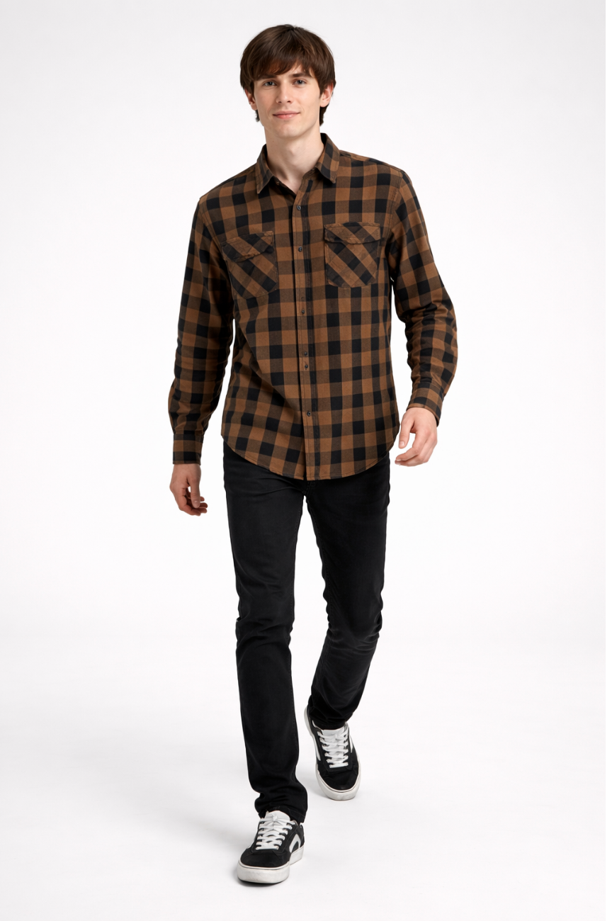 Birmingham Men's Tough as Buck Heavyweight Flannel Shirt