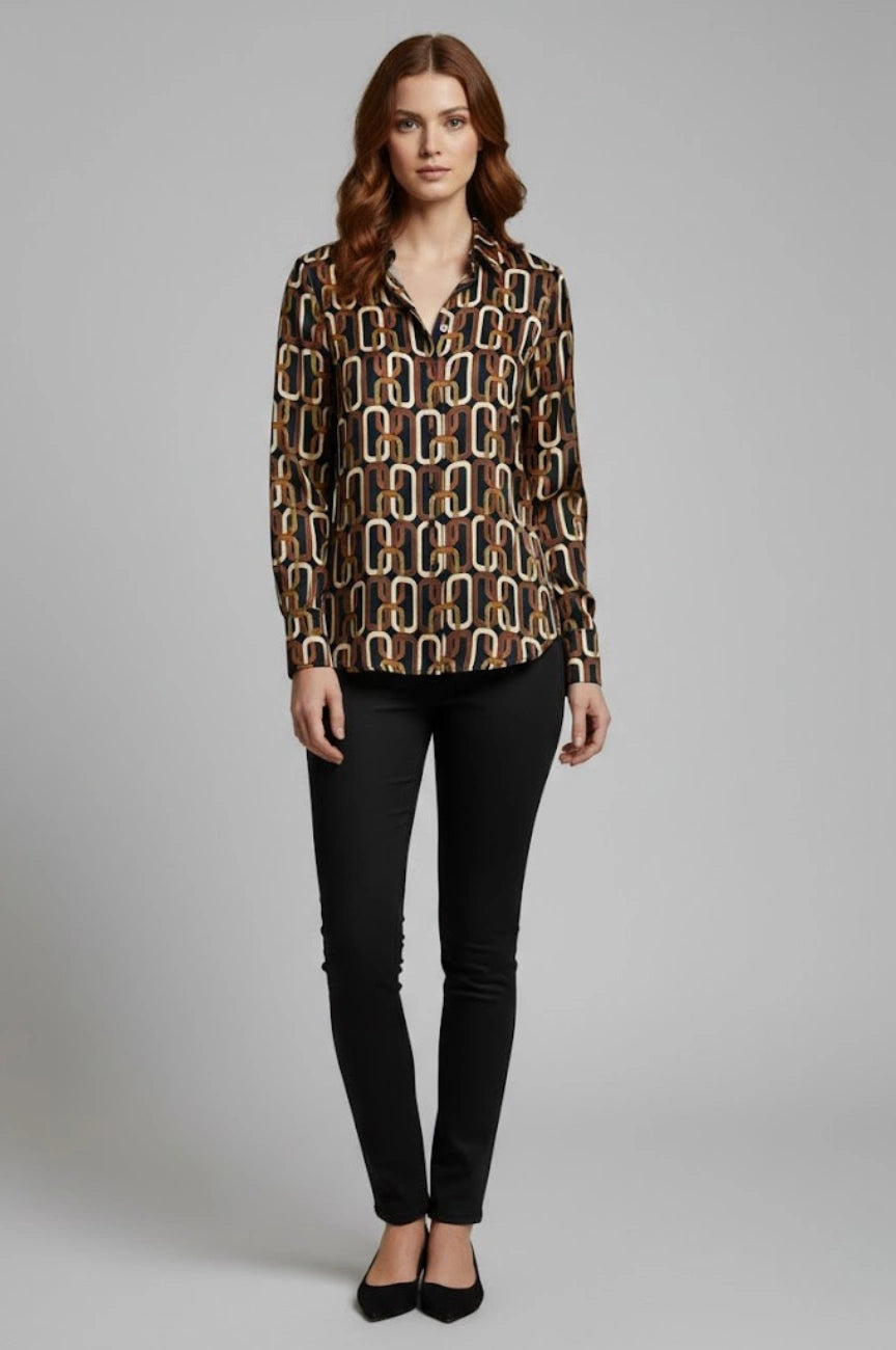 Carmel Oversized Matte Silk