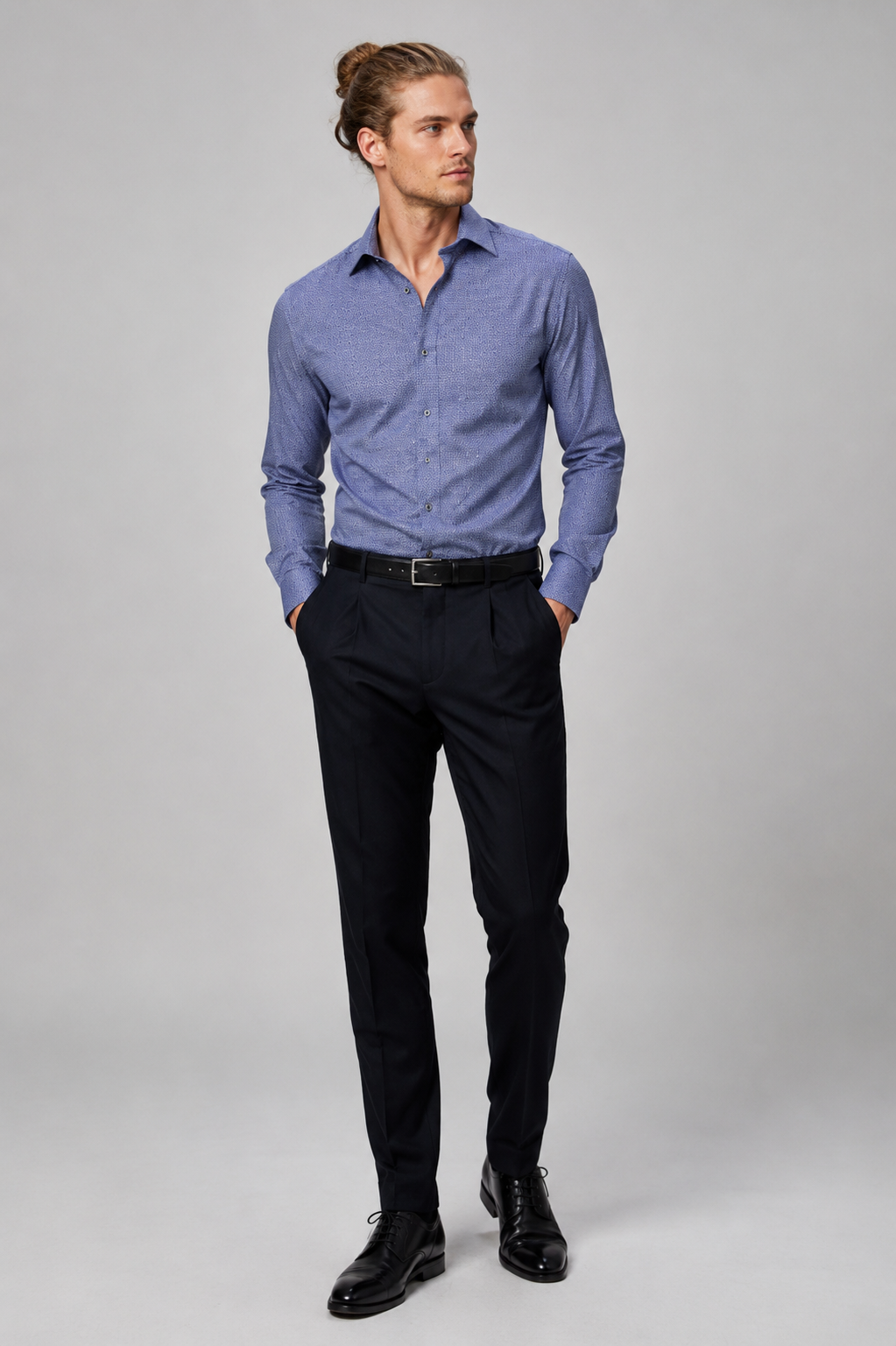 Cassian Men's Dobby Weave Button-Down