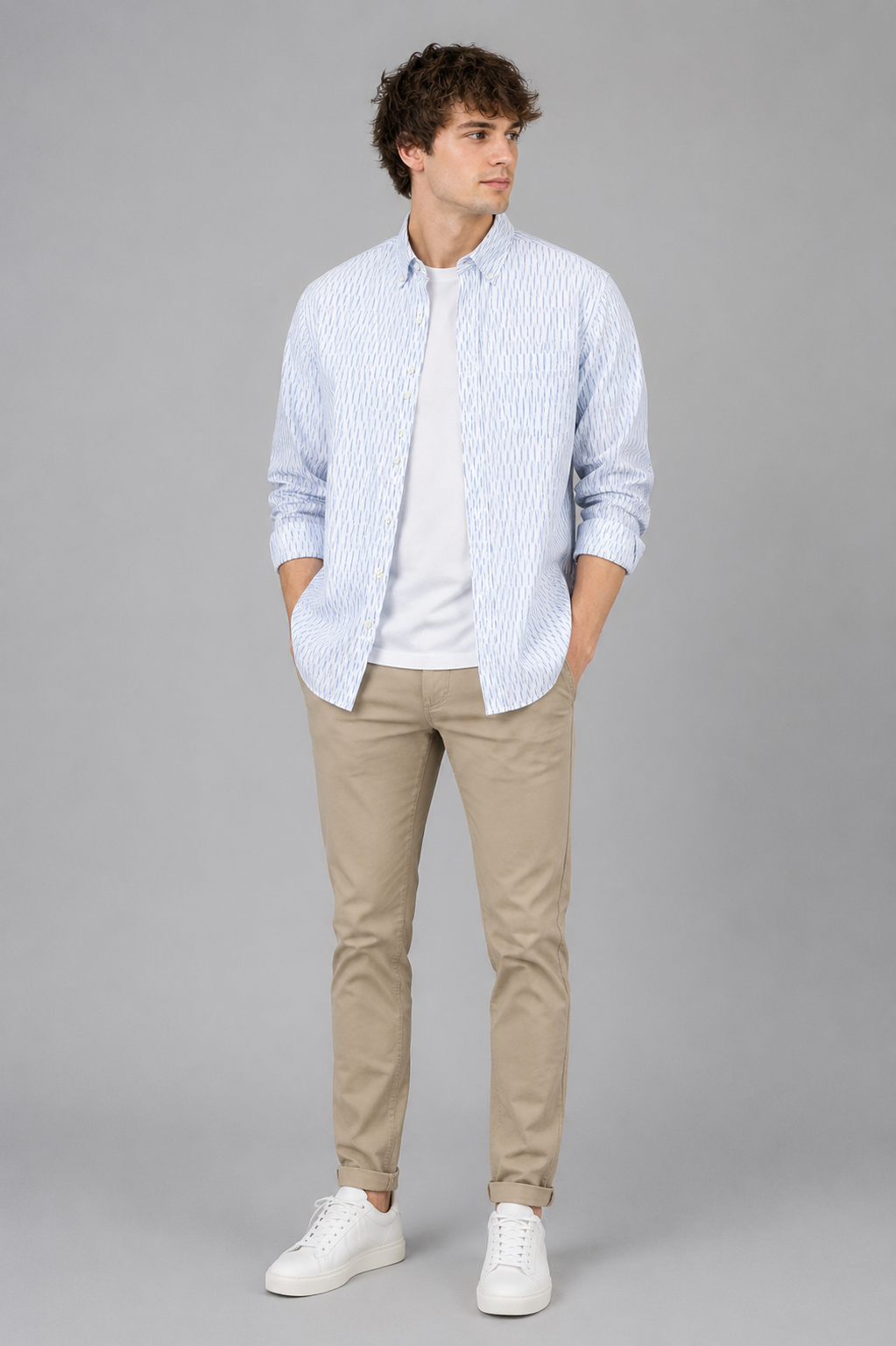 Corvin Ultimate Pure Cotton Striped Oxford Shirt