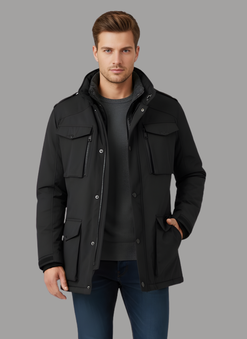 Dennis Multi Pocket Zipper Jacket