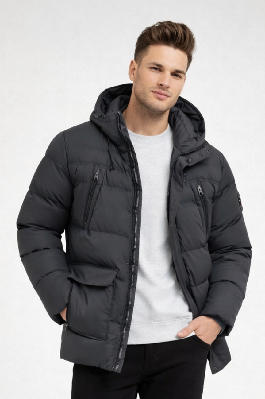 Davos Men’s Metro-Guard Insulated Winter Jacket