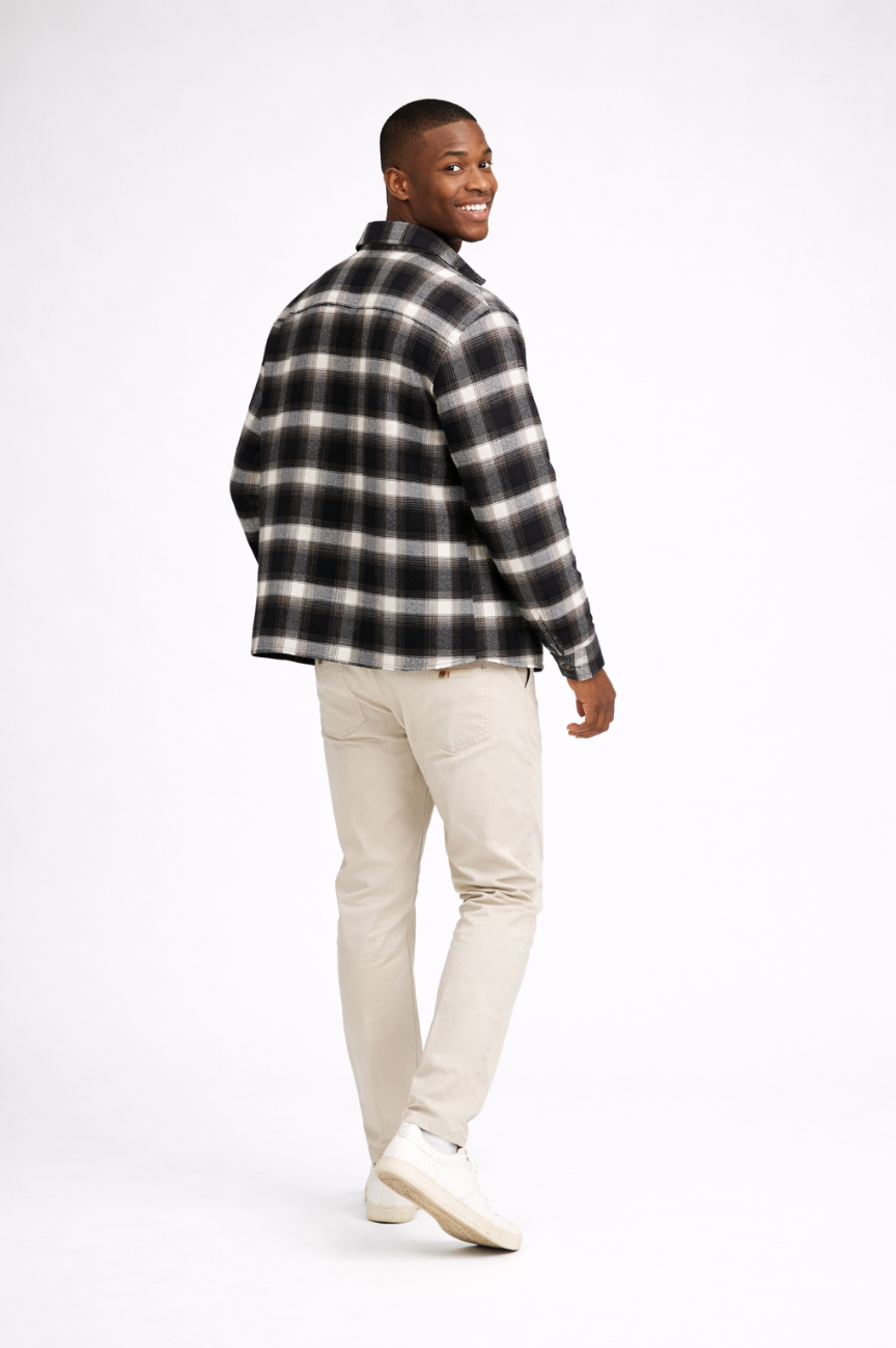 Delft Regular-Fit Flannel Overshirt