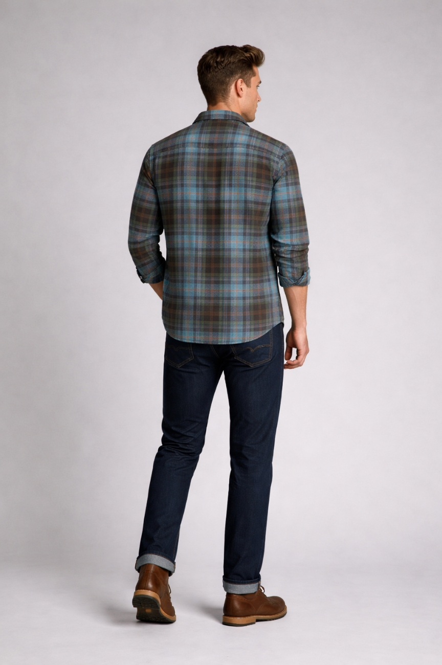 Durham Men's Lost Coast Flannel Plaid
