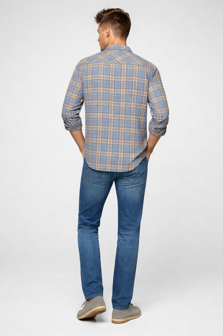 Düsseldorf Twill Long Sleeve Western Shirt