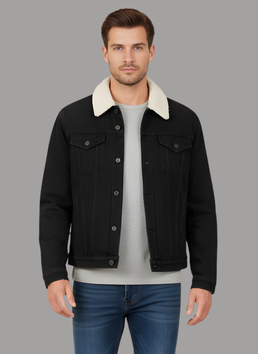Eric Sherpa Lined Jean Jacket