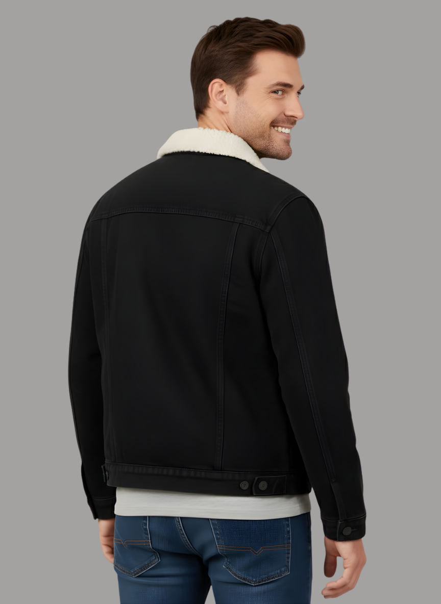 Eric Sherpa Lined Jean Jacket