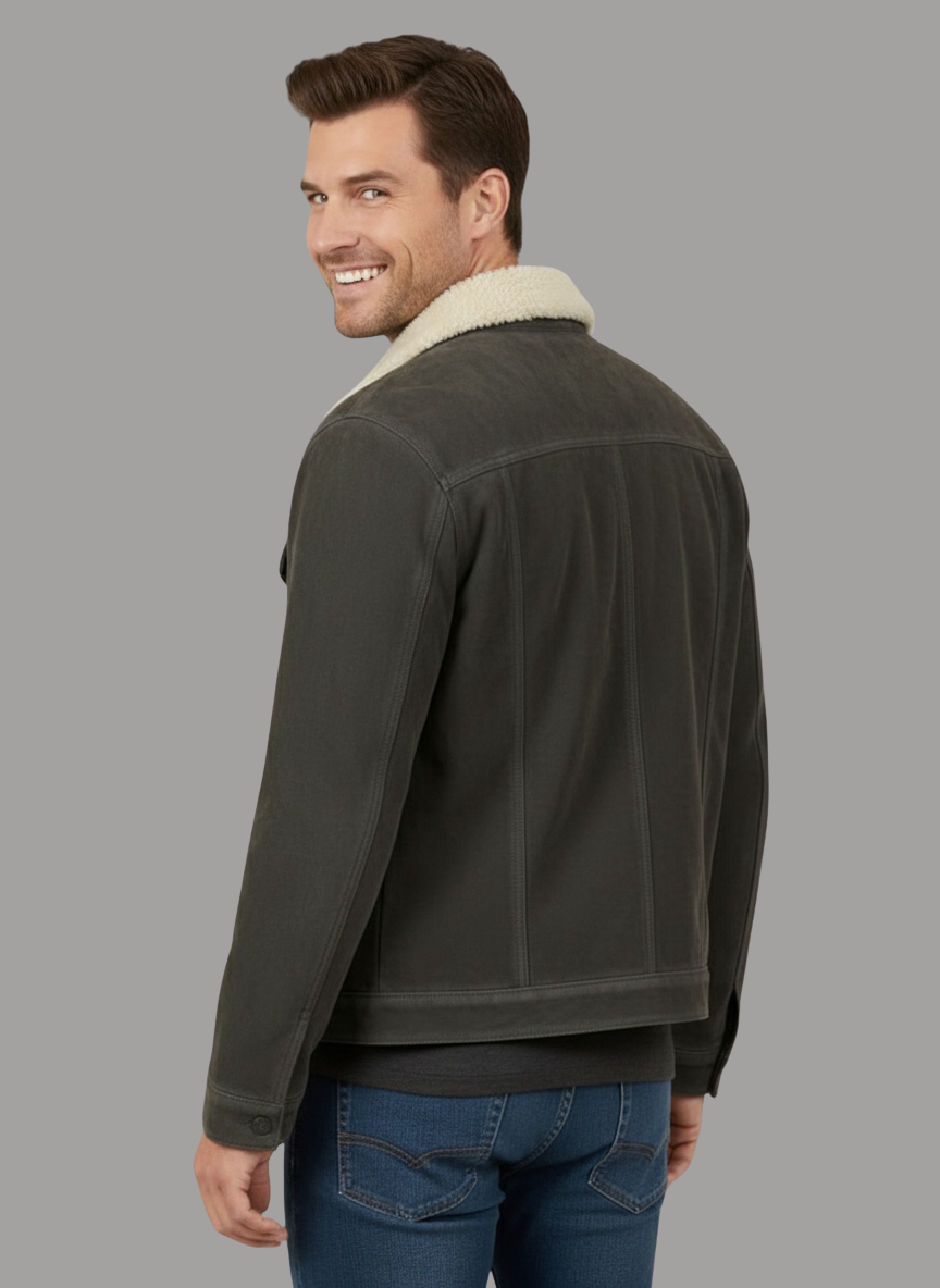 Eric Sherpa Lined Jean Jacket