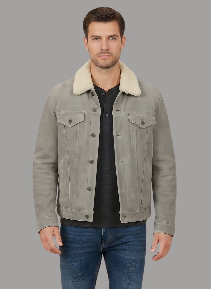 Eric Sherpa Lined Jean Jacket