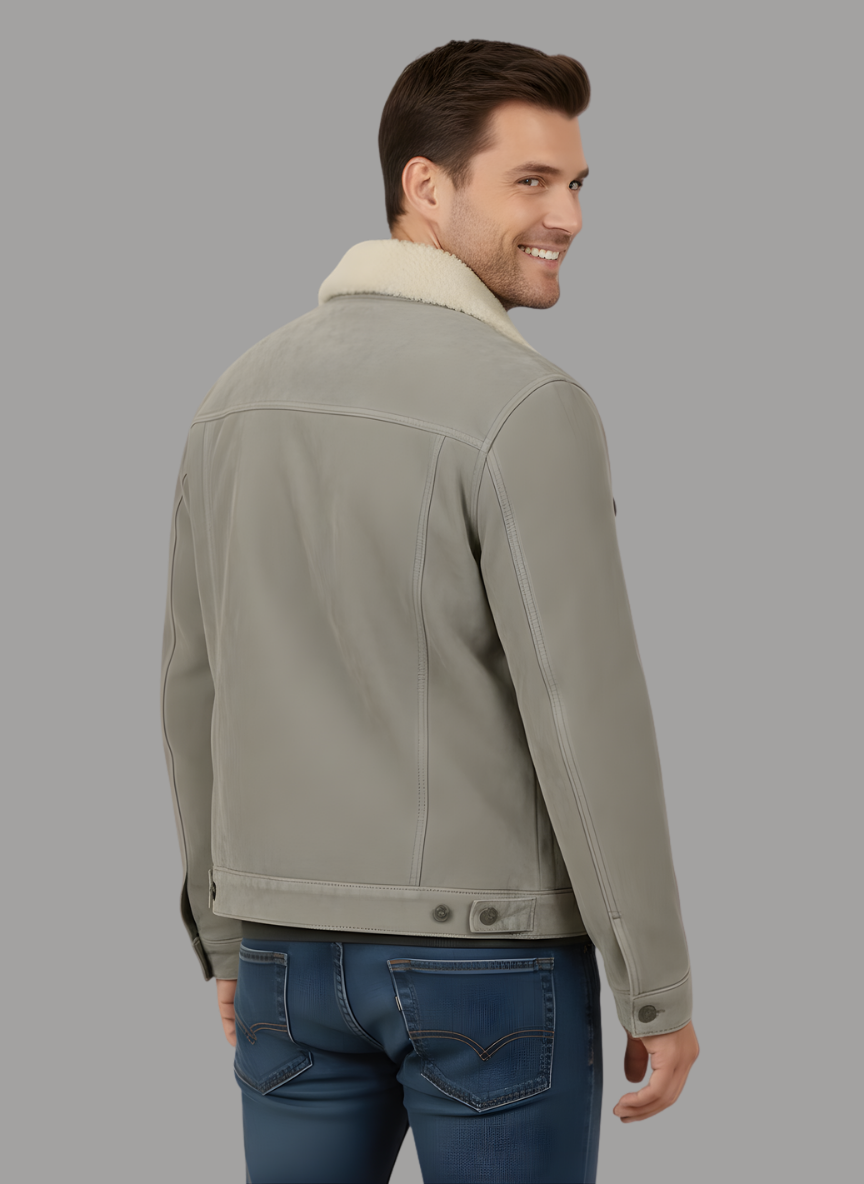 Eric Sherpa Lined Jean Jacket