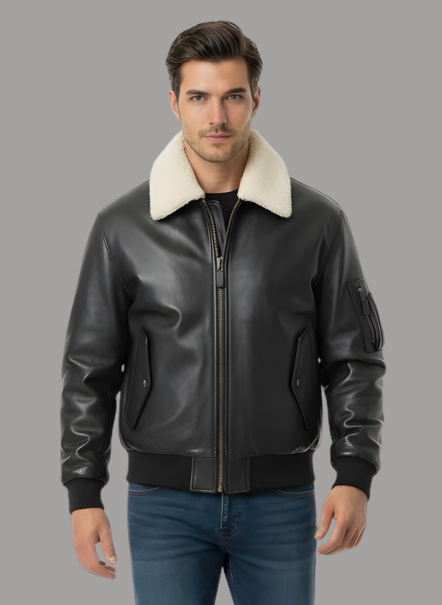 Erwan Bomber Jacket with Arm Pocket