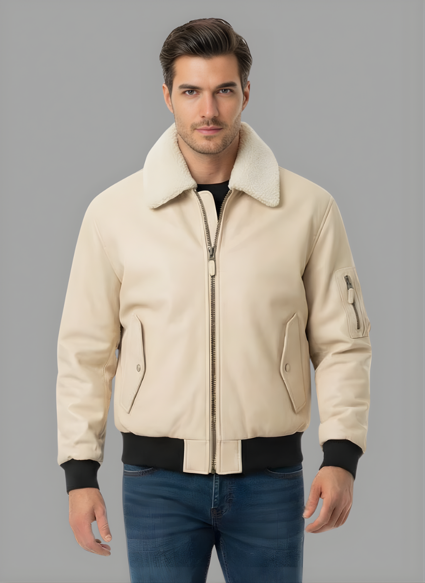Erwan Bomber Jacket with Arm Pocket