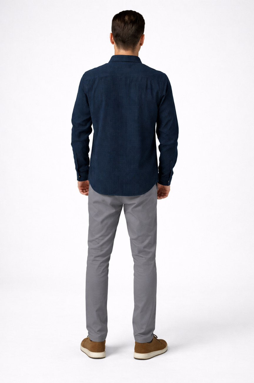 Enschede Flannel Standard Fit Long Sleeve Shirt