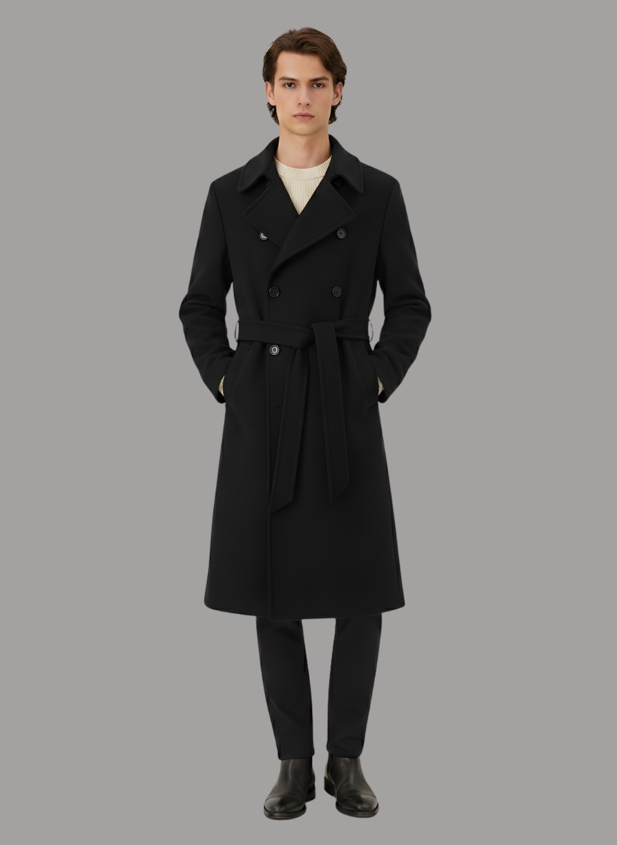 Grayson Double Breasted Belted Coat