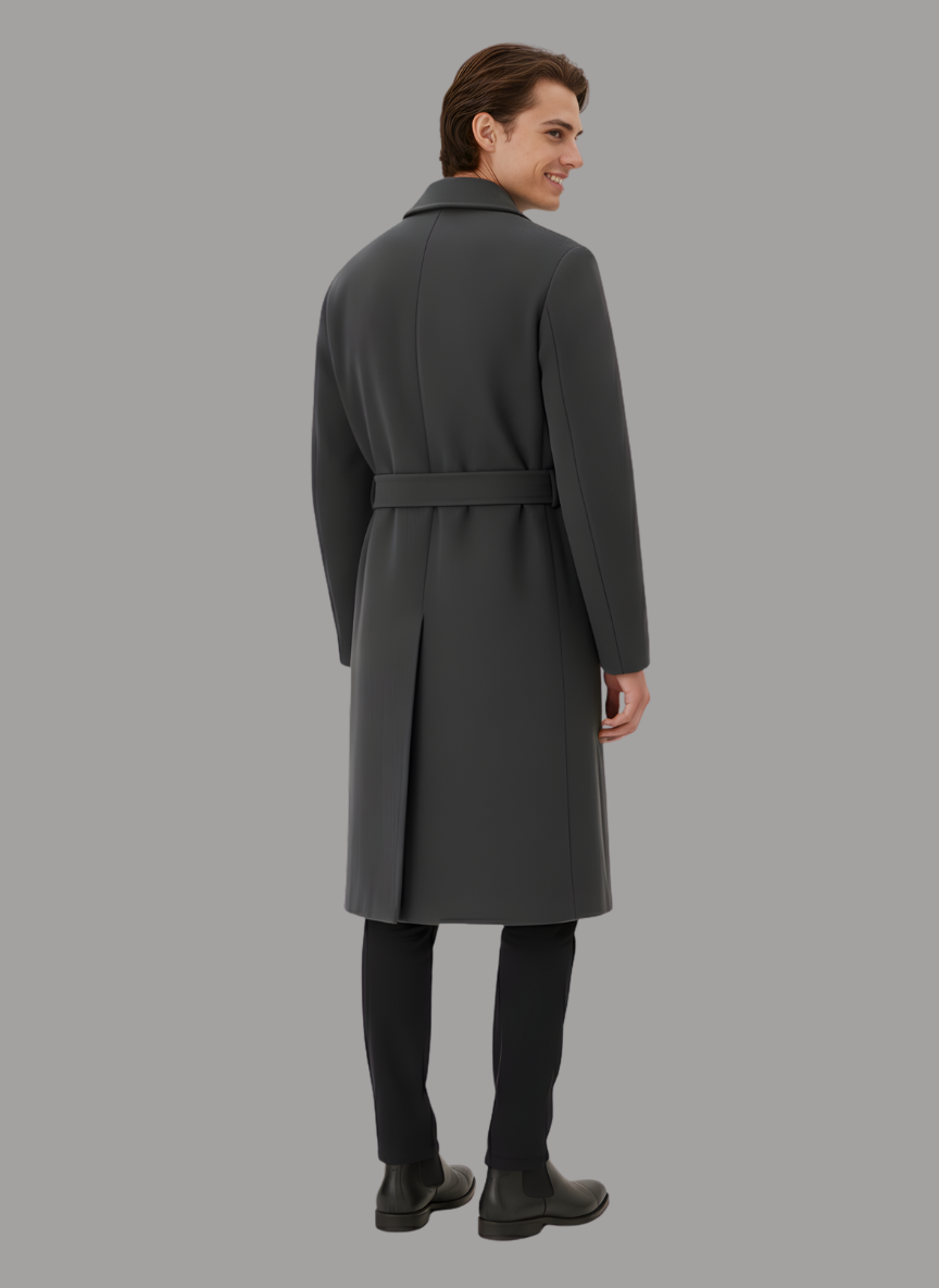 Grayson Double Breasted Belted Coat