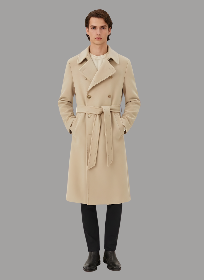 Grayson Double Breasted Belted Coat