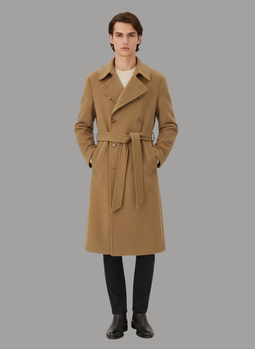 Grayson Double Breasted Belted Coat