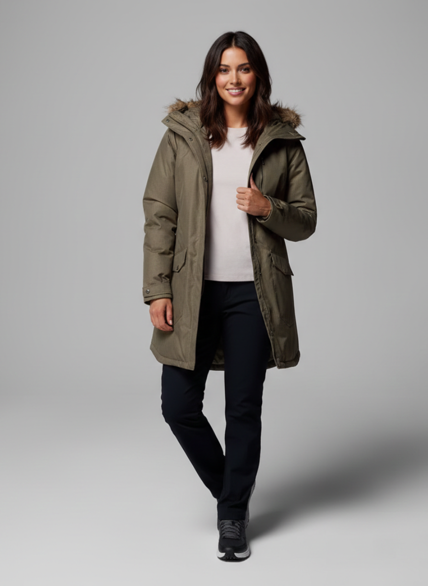 Geneva Long Synthetic Down Parka