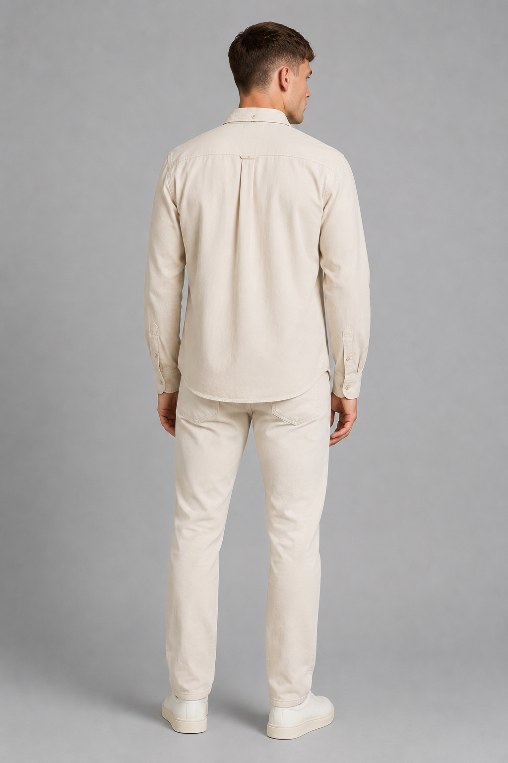 Giovanni Sunset One Pocket Standard Fit Cotton Linen Shirt