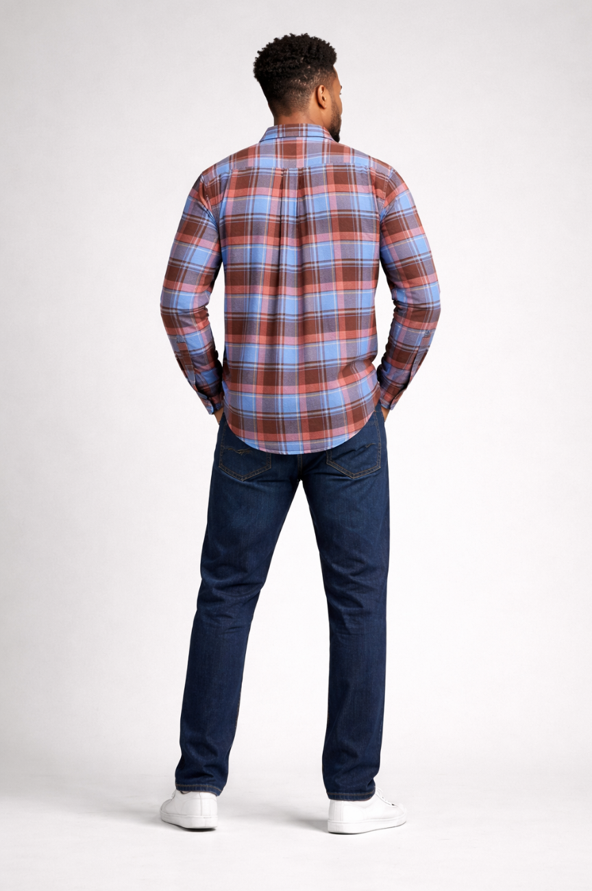 Gloucester Long Sleeve Flannel Button-Down Shirt