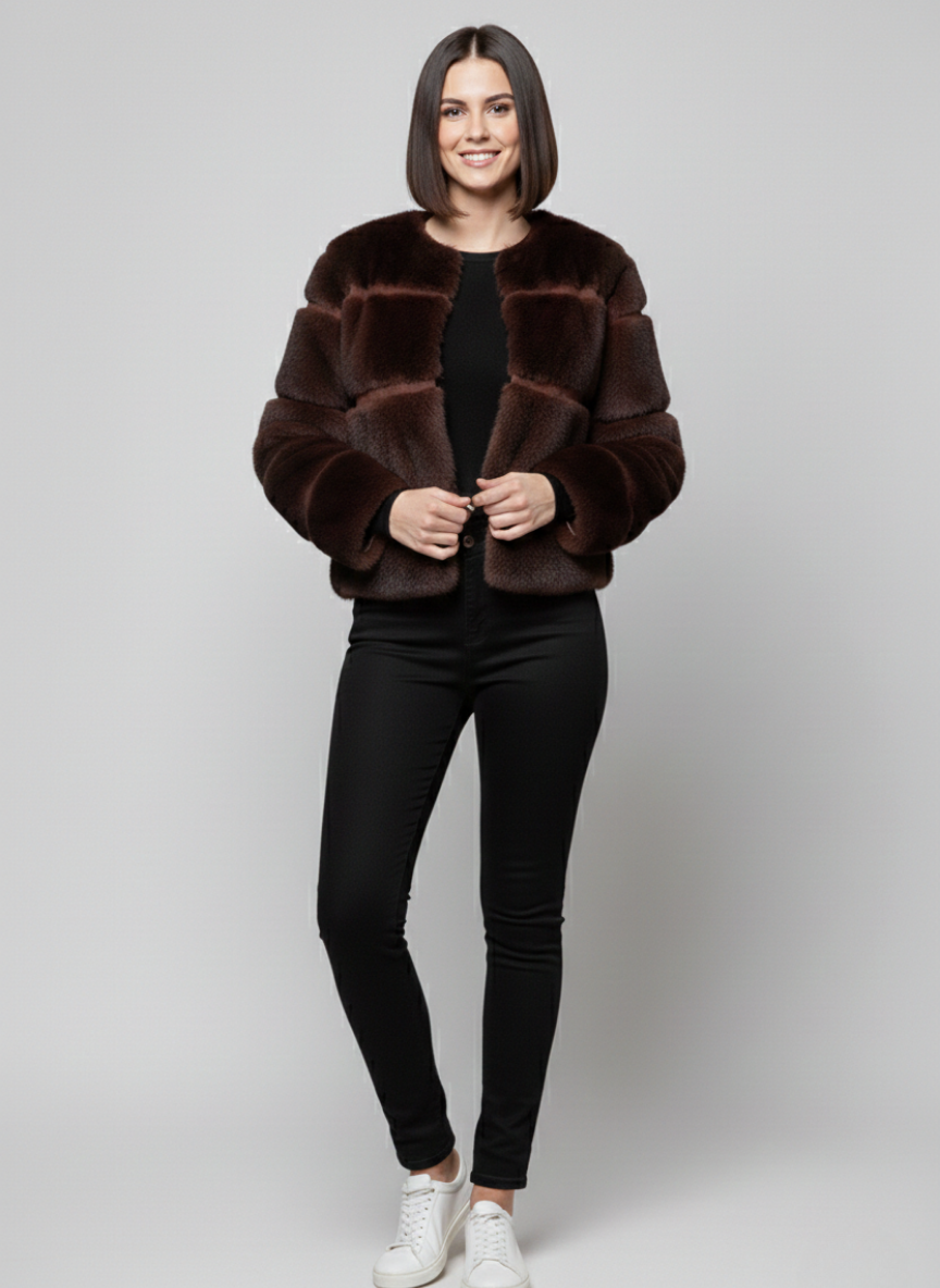 Helsinki Short Faux Fur Coat