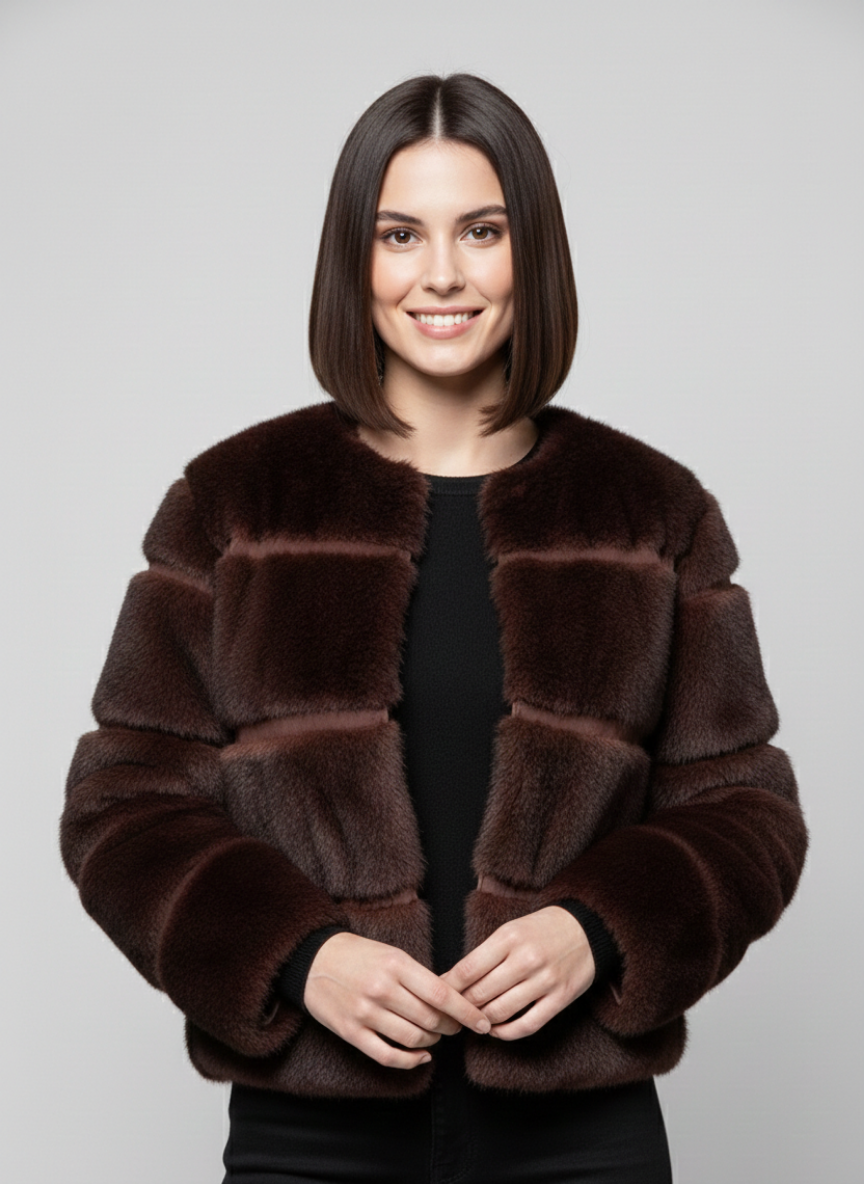 Helsinki Short Faux Fur Coat