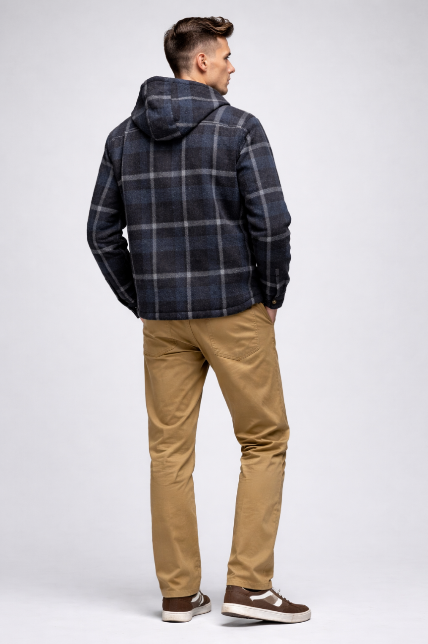 Hamburg Hooded Flannel Shirt