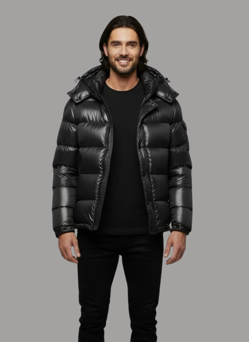 Julian Hooded Short Down Jacket