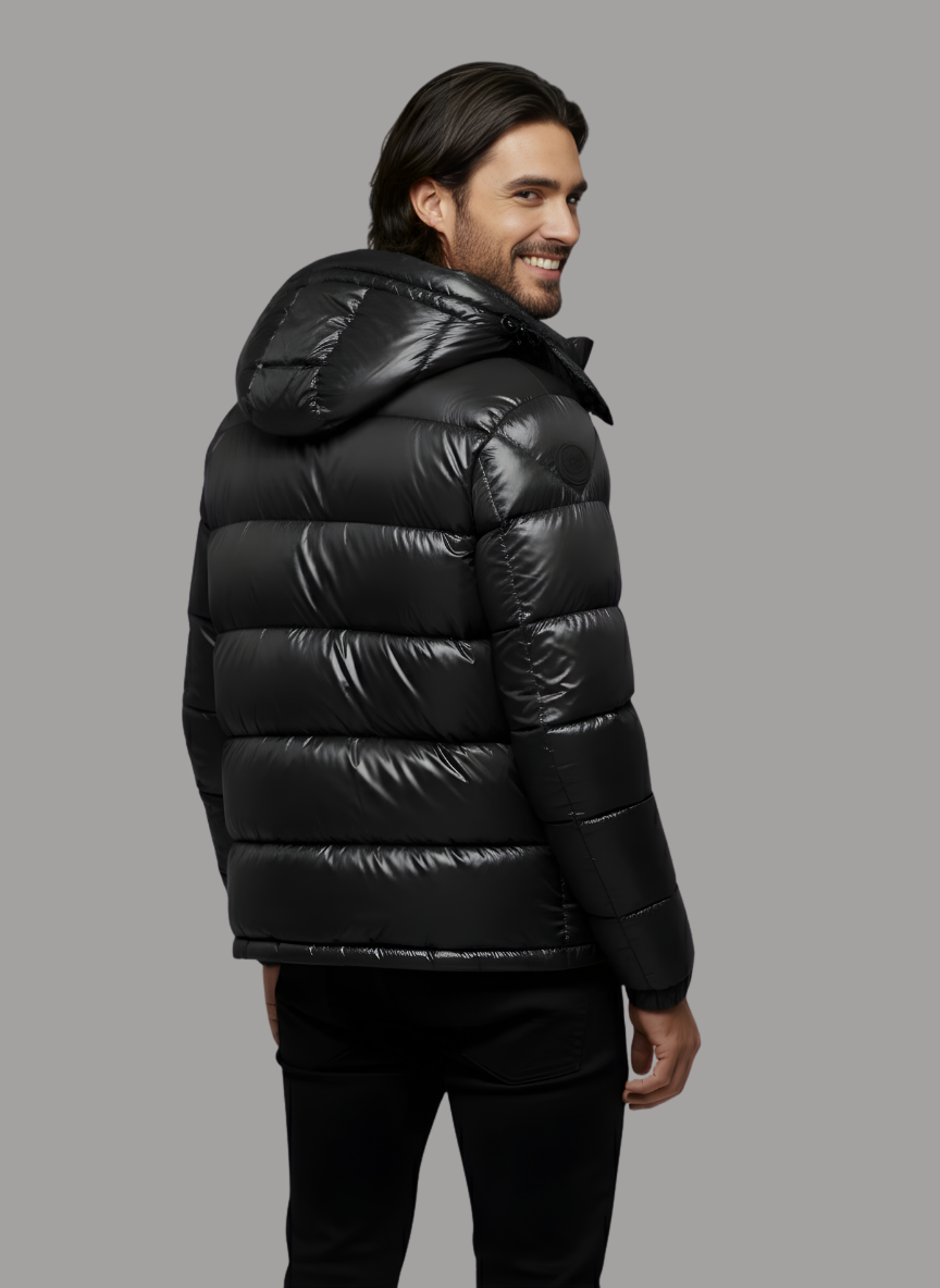 Julian Hooded Short Down Jacket
