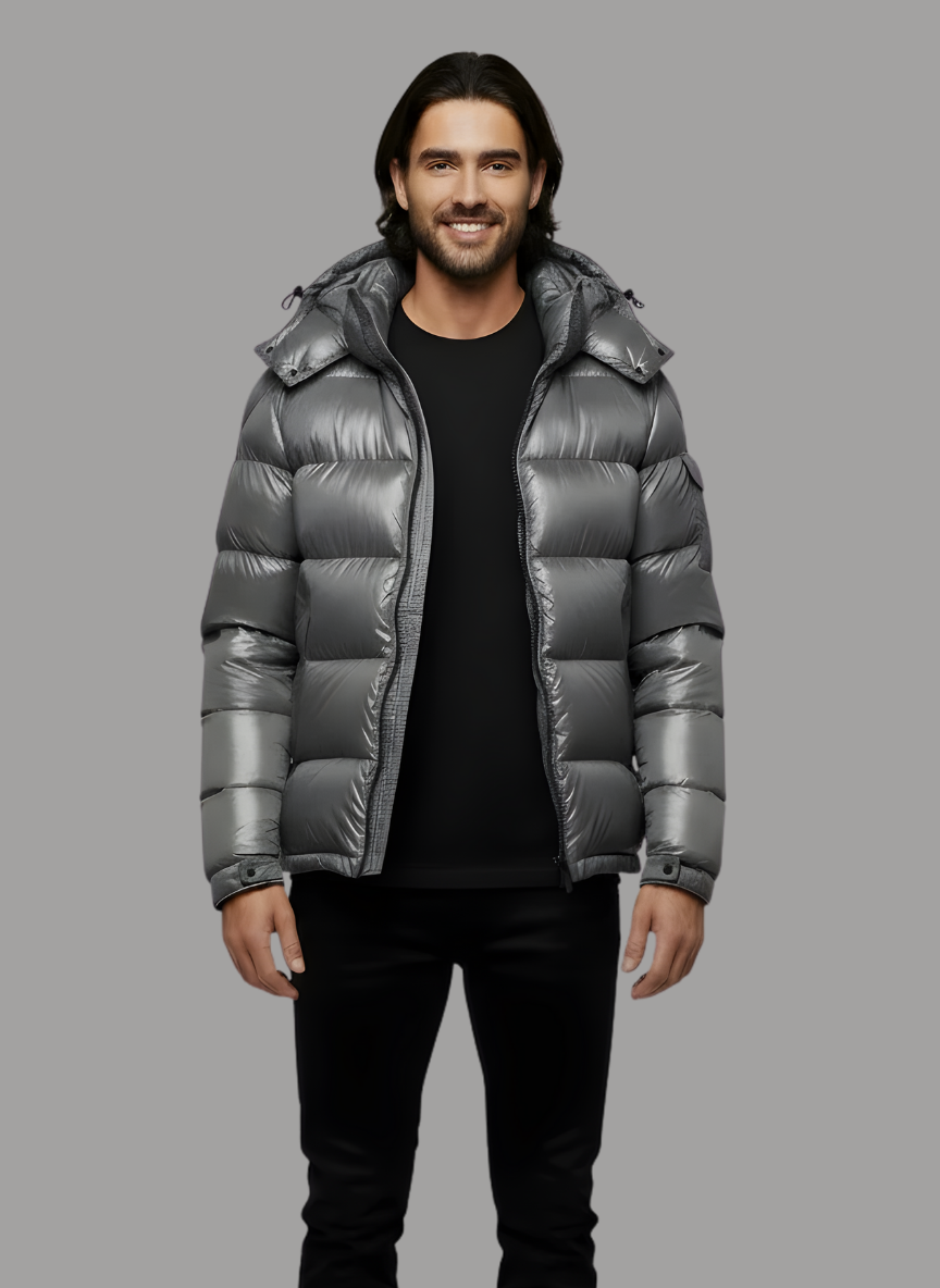 Julian Hooded Short Down Jacket