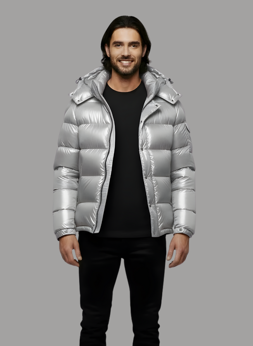 Julian Hooded Short Down Jacket